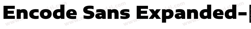 Encode Sans Expanded字体转换